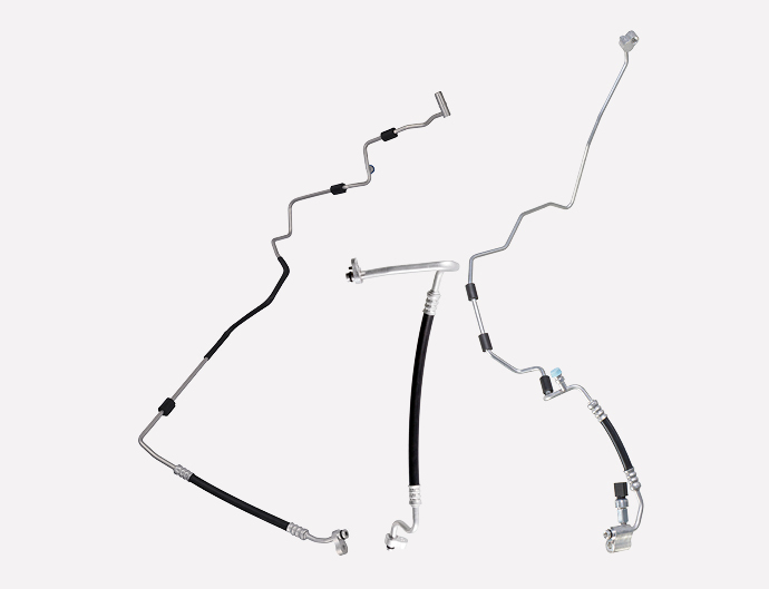 a selection of refrigerant pipes