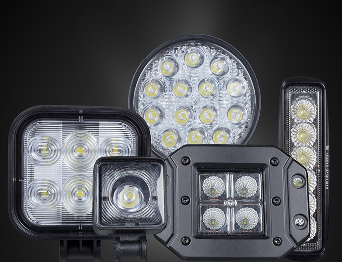 selection of worklights