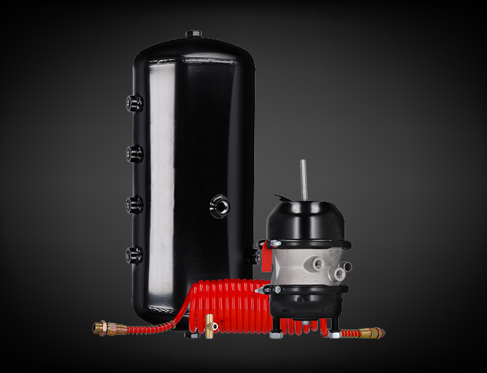Selection of pneumatical trailer parts